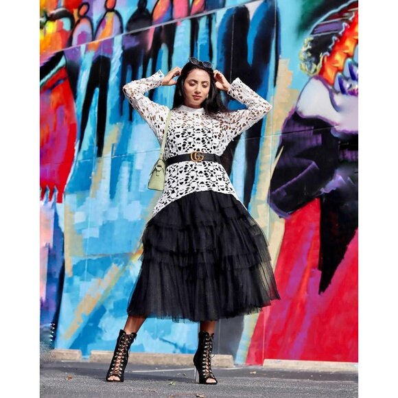 Women's Long Sleeve Asymmetrical Hem Blouse Casual Elegant Top Dressy - Picture 7 of 8